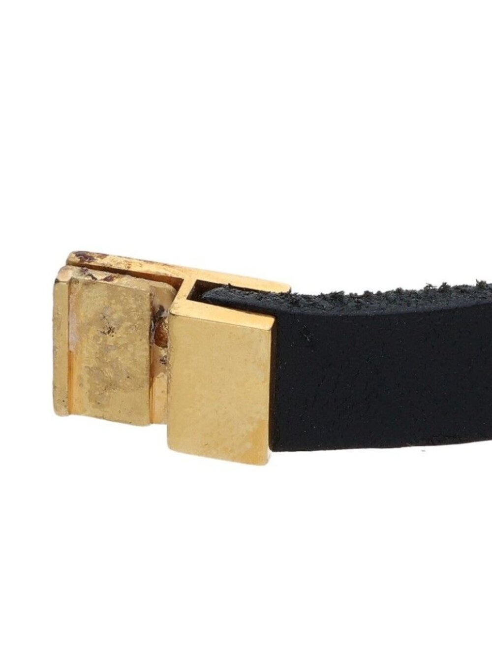 Saint Laurent Paris Ysllogo Leather Bracelet - Picture 4 of 5